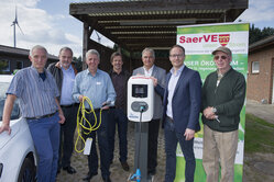 Einweihung der E-Tankstelle Einweihung der E-Tankstelle