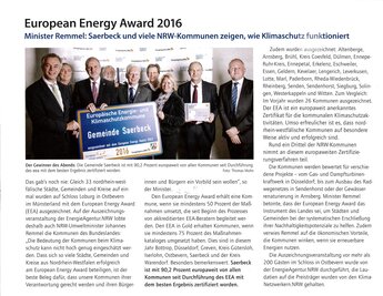 European Energy Award 2016